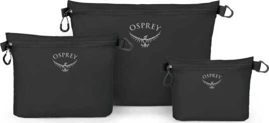 Osprey Ultralight Zipper Sack Set OneSize, Black