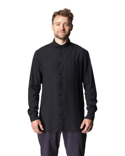 Houdini Tree Longsleeve Shirt M True Black Light (Storlek XXL)