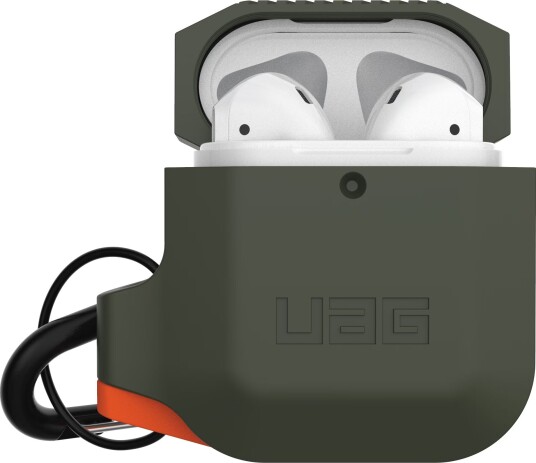 UAG Apple AirPods silikondeksel oliven/oransje 283266