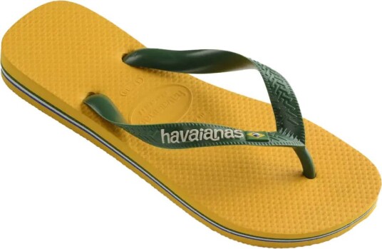 Havaianas Brasil Flip Flops Banana Yellow 33/34