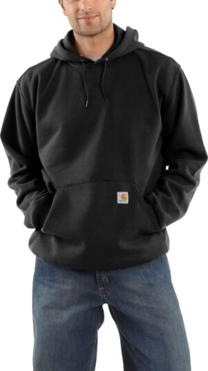 Carhartt Men's Hooded Sweatshirt Sort XXL Man