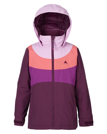 Burton Girls Hart Jacket JR Eggplant/Cosmos/G.Peach/Grape (Storlek XS)