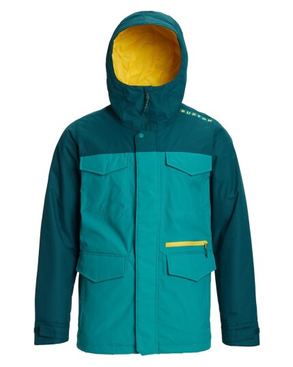 Burton Covert Jacket M Green-Blue Slate/Deep Teal (Storlek L)