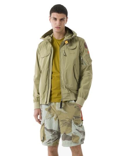 Parajumpers Gobi Spring Hooded Bomber M Green Olive (Storlek M)