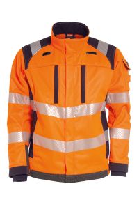 Tranemo 52339593 Flammehemmende softshelljakke, oransje/marine, 1 stk. 4XL