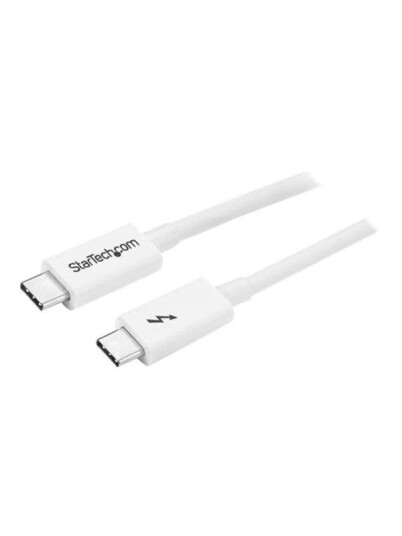 StarTech.com Thunderbolt 3 (20Gbps) USB C Cable - White - 2m