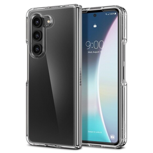 Spigen Samsung Galaxy Z Fold 5 Deksel Ultra Hybrid Crystal Clear