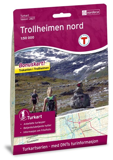 Ugland IT Nordeca Trollheimen Nord 1:50 000 Turkart