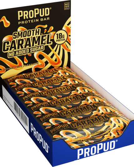 NJIE ProPud Proteinbar - Smooth Caramel 12x55g