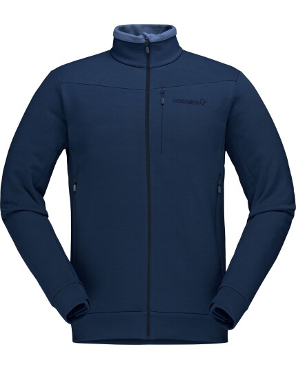 Norrøna Falketind Warmwool2 Stretch Jacket M Indigo Night (Storlek M)