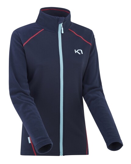 Kari Traa Kari Fleece F/Z W Marin (Storlek S)