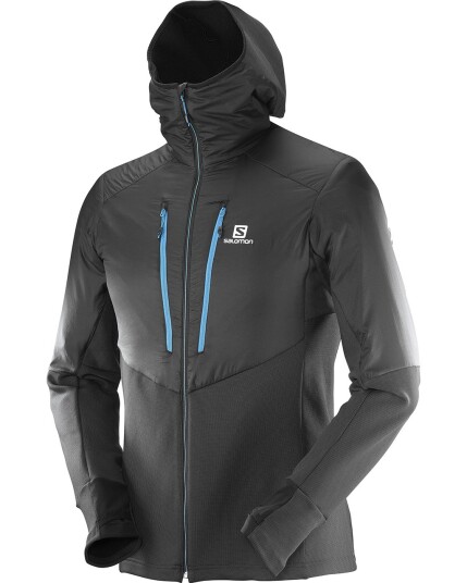 Salomon Drifter Air Mid Hoodie M Black (Storlek L)