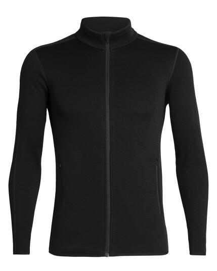 Icebreaker Elemental L/S Zip M Black (Storlek XXL)