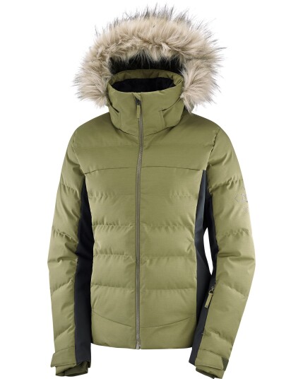 Salomon Stormcozy Jacket W Martini Olive (Storlek S)