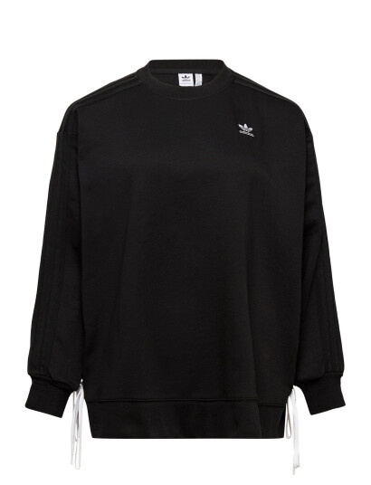 Adidas Originals Always OriginaLaced Crew Sweatshirt Black Adidas Originals BLACK 1X