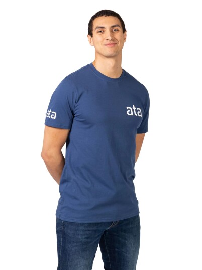 ata treningsutstyr Ata T-Shirt Blue Men (S)