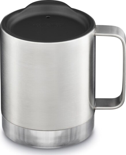 Klean Kanteen Camp Mug 355 ml (Tumbler Lid) 355 ml, Brushed Stainless