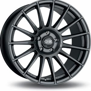 OZ Superturismo Dakar Matt Black Silver Lettering 10x20 5x112 ET19 B66.5