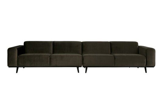 BePureHome Statement Modulær Sofa XL 4-seters. i Grønn velur