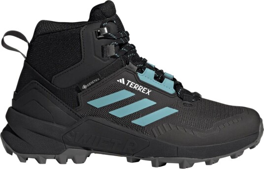 Adidas Terrex Swift R3 GTX Mid Shoes Women Core Black/Mint Ton/Grey Five 38 2/3