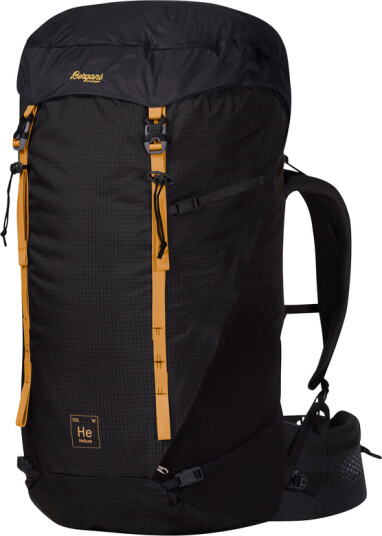 Bergans Women's Helium V5 55  Dark Shadow Grey/Black/Golden Yellow 55 L, Dark Shadow Grey/Black/Golden Yellow