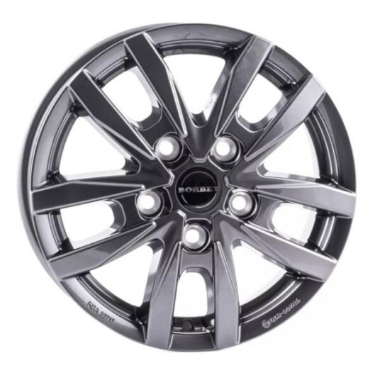 Borbet Cw5 Mistral Anthracite Glossy 6x16 5x130 ET68 B78.1