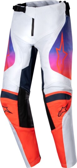 Alpinestars Racer Hoen Ungdom Motocross Bukser 24 Grå Oransje