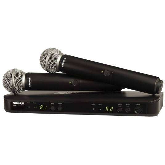 Shure Blx288-Sm58 Dualsystem Med 2x Sm58 Velg Frekvens