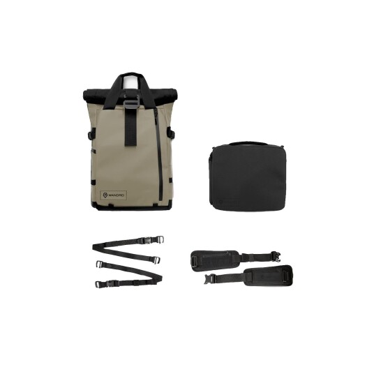 WANDRD PRVKE 31L Tan Photo Bundle V3 Holdbar allsidig 31-liters ryggsekk