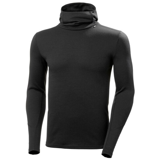 Helly Hansen Herre Lifa Merino Midtvekt Hettegenser Svart XL SvartXL