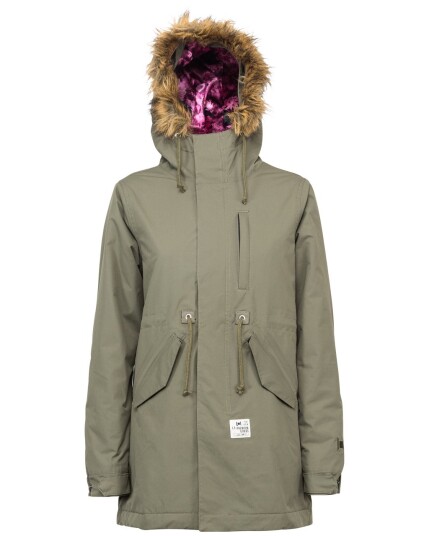 L1 Fairbanks Jacket W Military (Storlek L)