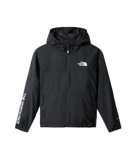 The North Face Windwall Hoodie JR Asphalt Grey (Storlek XS)