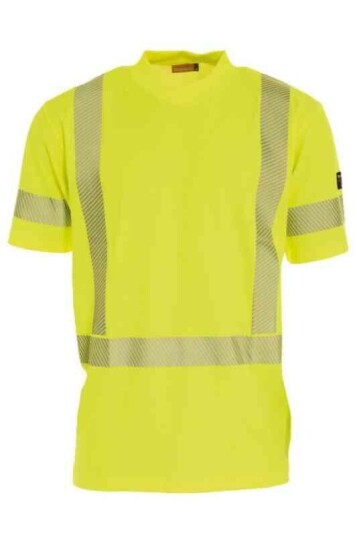 Tranemo 4872 T-skjorte Mann, Str. L, HiVis Gul