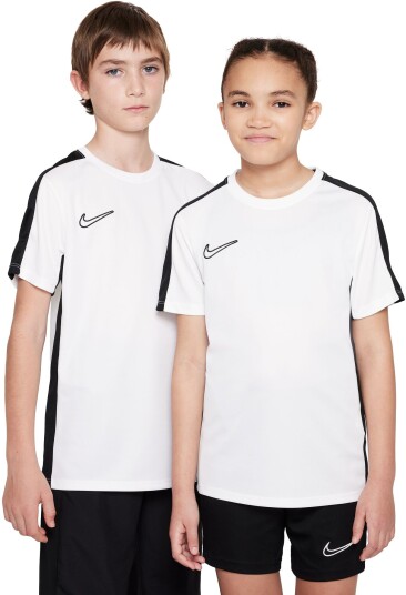 Nike Dri-FIT Academy 23 Top Short Sleeve Br, treningstrøye junior 164 WHITE/BLACK/BLACK