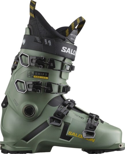 Salomon Men's Shift Pro 100 AT 28-28.5, Oil Green/Black/Solar Power