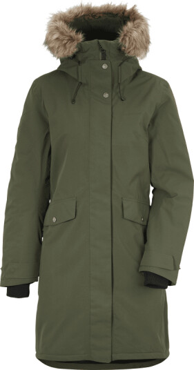 Didriksons Women's Erika Parka 3 44 , Deep Green