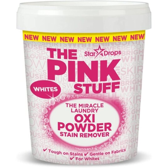 The Pink Stuff Miracle Laundry Oxi Powder Stain Remover, 1200 g The Pink Stuff Rengjøring