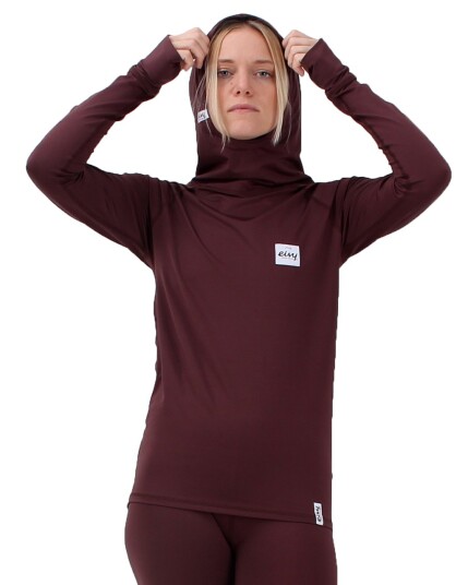 Eivy Icecold Hood Top W Wine (Storlek M)