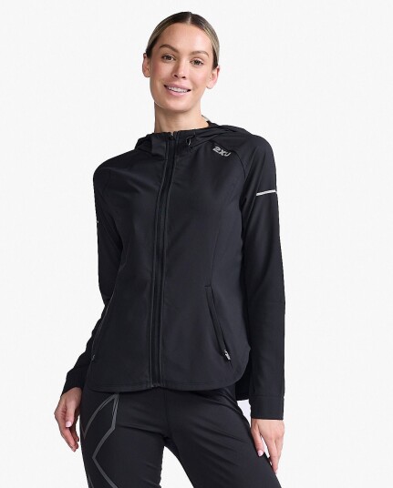 2XU Aero Jacket Black/Silver Reflective - S