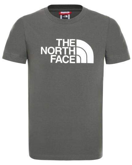 The North Face S/S Easy Tee JR New Taupe Green/TNF White (Storlek XL)