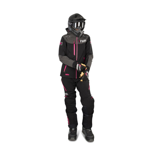 FXR Overall Dame 2-Delt  Elevation Lite Dri-Link Svart-Fuchsia