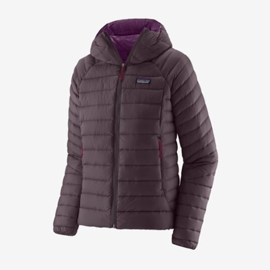 Patagonia W's Down Sweater Hoody Obsidian Plum XL