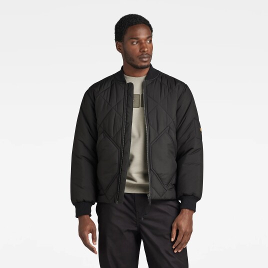 G-Star RAW Diamond Quality Bomber - Black - Men M Black male