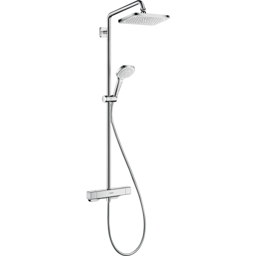 Hansgrohe Croma E Showerpipe 280 280x170 mm, 1jet, EcoSmart, Krom