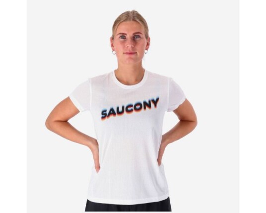 Saucony Stopwatch Graphic Short Sleeve XS