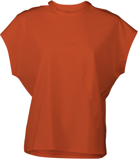 Casall Tee With Cut Out Detail Papaya Red 36