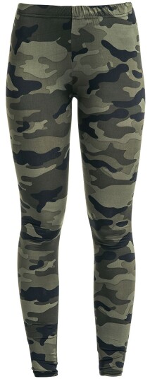 Urban Classics Leggings - Camo Leggings - XS til L - Damer - woodland