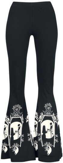 The Nightmare Before Christmas - Disney Leggings - Jack Und Sally - S til XXL - Damer - svart