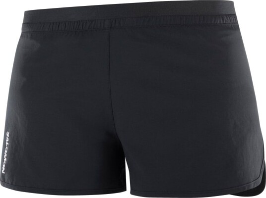 Salomon Women's Cross 3'' Shorts L, Deep Black