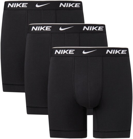 Nike Everyday Cotton Stretch Boxer 3-Pk Ub/Ub Black/Black/Black M